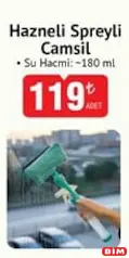 HAZNELİ SPREYLİ CAMSİL 180 ML fiyat ve kampanya bilgisi